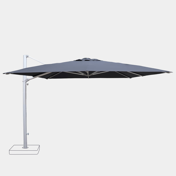 Parasol déporté anti-vent Mistral 3x3m