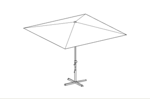 Parasol rectangulaire