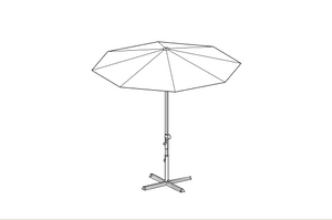 Parasol rond